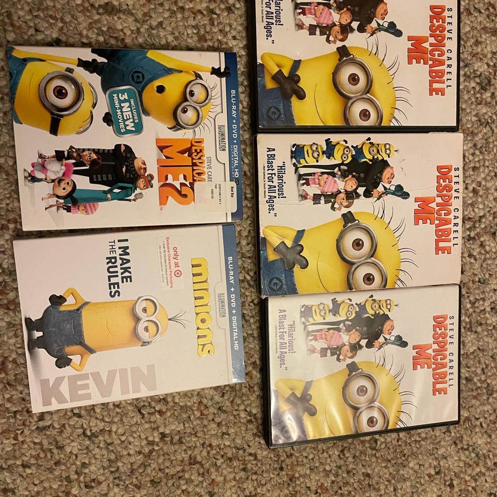 Despicable Me and Minions DVD Collection